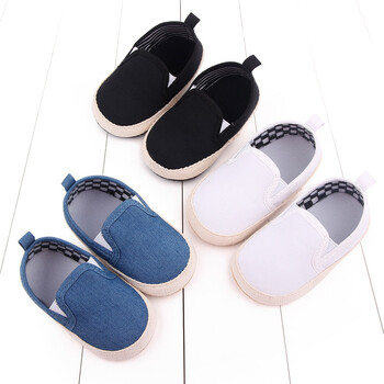 Baby Soft Shoes Toddler First Walking Shoes Slip-on Ανοιξιάτικα και Φθινοπωρινά παπούτσια πριν το περπάτημα για 0-6-12 μήνες αγόρια και κορίτσια 2023