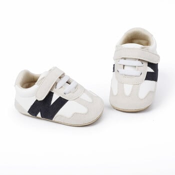 Meckior Newborn Baby Sneakers Letter Patchwork Baby Casual Παπούτσια Αντιολισθητικά Εκατό νήπια Βρεφικά Αγόρια Κοριτσίστικα Παπούτσια 0-18 μηνών