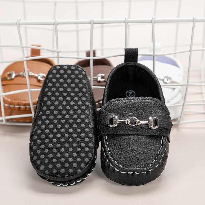 KIDSUN 2021 Jauni zīdaiņu apavi meitenēm zēniem ikdienas apavi Ādas kokvilna Neslīdoša mīksta zole zīdaiņu pirmie staigātāji, 3 krāsu 0-18 M