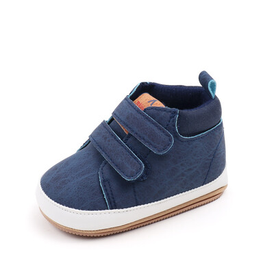 Βρεφικά παπούτσια Μαλακό PU και υψηλής ποιότητας αντιολισθητική σόλα TPR Ανοιξιάτικο και φθινοπωρινό στυλ για νεογέννητα νήπια αγόρια και κορίτσια 2024 BMB4016