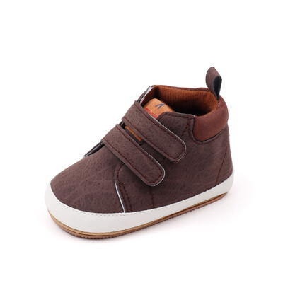 Βρεφικά παπούτσια Μαλακό PU και υψηλής ποιότητας αντιολισθητική σόλα TPR Ανοιξιάτικο και φθινοπωρινό στυλ για νεογέννητα νήπια αγόρια και κορίτσια 2024 BMB4016