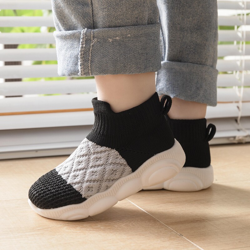 Maziem bērniem Zēniem Meitenēm Pavasara Vasaras Tīkla zeķu Kurpes Zīdaiņiem Elpojošas Grīdas Kurpes Mazuļu Pretslīdes gumijas zoles Apavi Bērnu Pirmie apavi