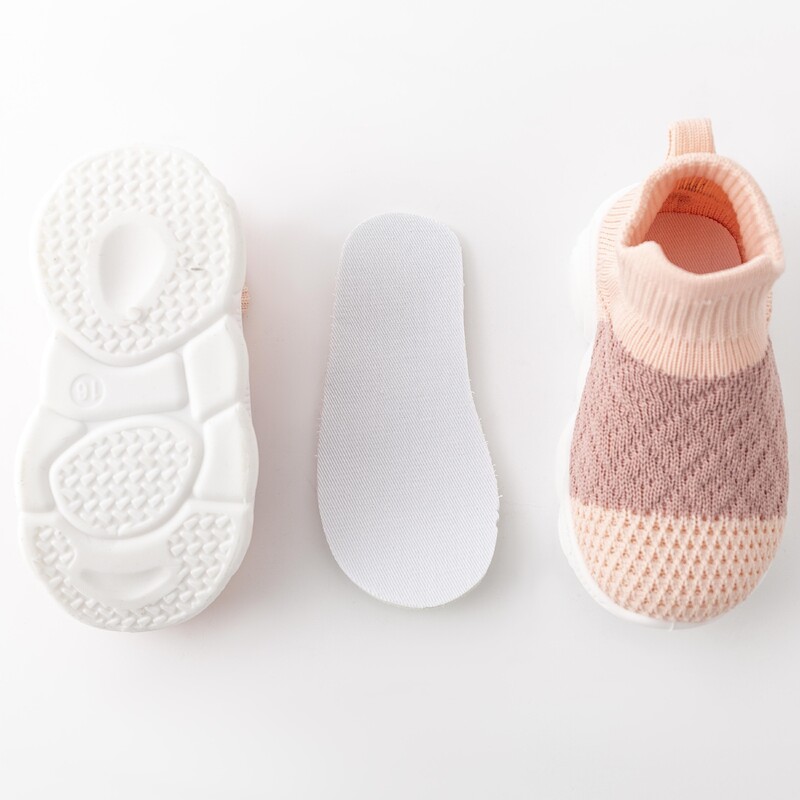 Maziem bērniem Zēniem Meitenēm Pavasara Vasaras Tīkla zeķu Kurpes Zīdaiņiem Elpojošas Grīdas Kurpes Mazuļu Pretslīdes gumijas zoles Apavi Bērnu Pirmie apavi