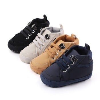 Baby Boy Sneakers Νεογέννητα PU Δερμάτινα Βρεφικά παπούτσια casual κορίτσια Μαλακή σόλα Αντιολισθητική παιδική First Walkers Παπούτσια κούνιας