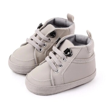 Baby Boy Sneakers Νεογέννητα PU Δερμάτινα Βρεφικά παπούτσια casual κορίτσια Μαλακή σόλα Αντιολισθητική παιδική First Walkers Παπούτσια κούνιας