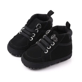 Baby Boy Sneakers Νεογέννητα PU Δερμάτινα Βρεφικά παπούτσια casual κορίτσια Μαλακή σόλα Αντιολισθητική παιδική First Walkers Παπούτσια κούνιας