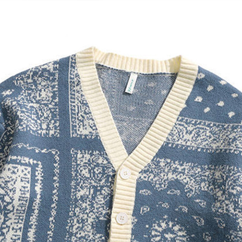 Y2k Indijas riekstu ziedi jaciņa vīriešu džemperis 2023. gada ziemas vintage džemperi Mēteļi Modes, brīvi Harajuku sieviešu lielizmēra vilnas trikotāžas