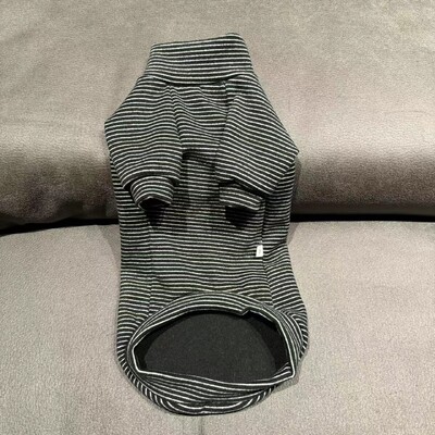 Pamučna majica dugih rukava za mačke u proljeće zima Meka poddlaka za mačke sfinks mačka Topli kombinezon od flisa na pruge za mačiće