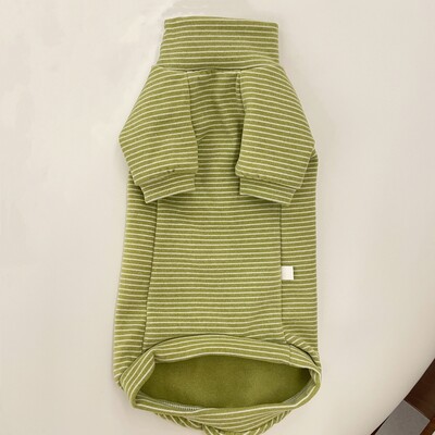 Pamučna majica dugih rukava za mačke u proljeće zima Meka poddlaka za mačke sfinks mačka Topli kombinezon od flisa na pruge za mačiće