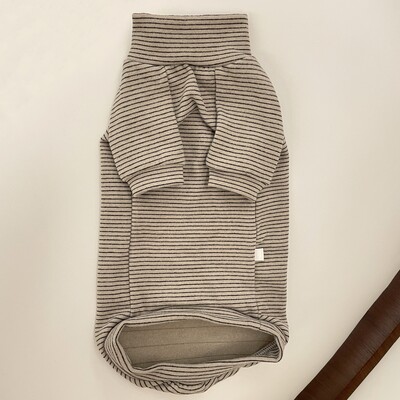 Pamučna majica dugih rukava za mačke u proljeće zima Meka poddlaka za mačke sfinks mačka Topli kombinezon od flisa na pruge za mačiće