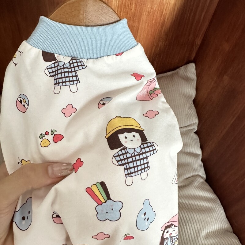 Tricou cu mâneci scurte din bumbac moale pentru câini pisici Sphynx în vară albastru haină drăguță pijamale elastice din desene animate pentru pisoi Articole pentru animale de companie