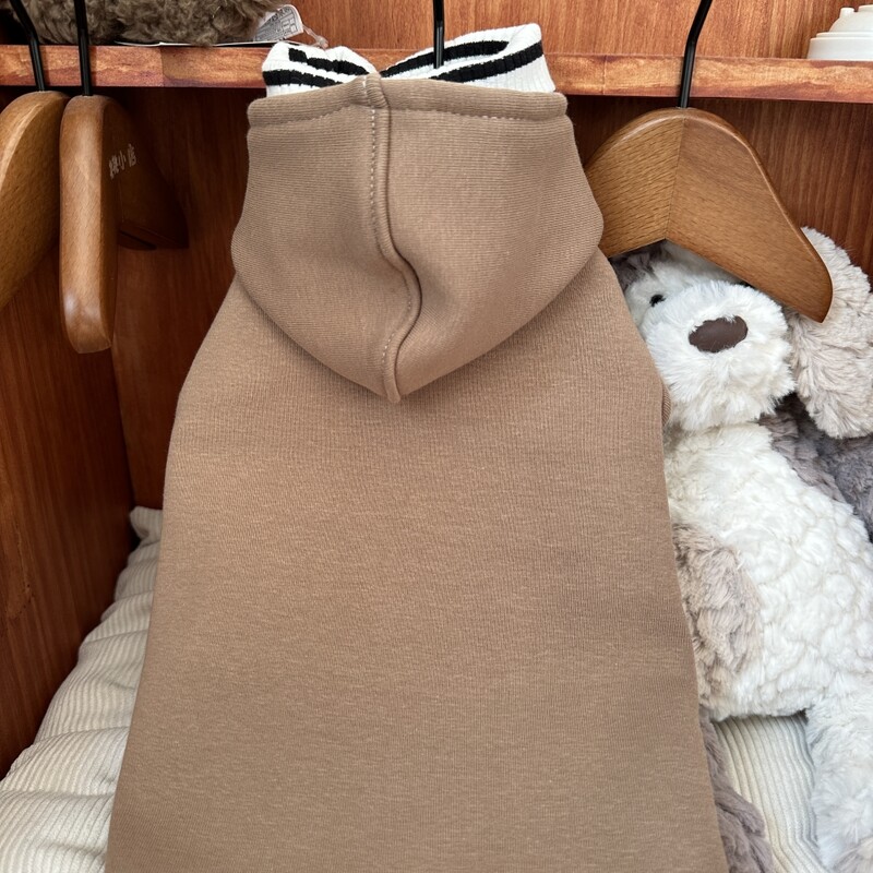 Silts flīsa džemperis ar kapuci Sfinksas kaķu apģērbam Ziemas biezs mētelis ar garām piedurknēm Devon Rex mīksts atpūtas apģērbs kaķēniem