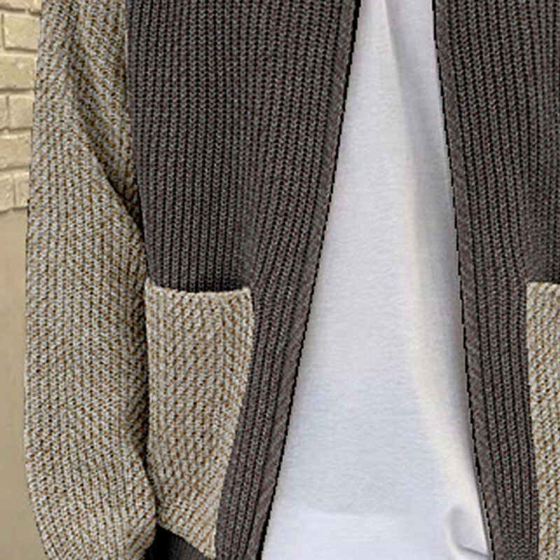Ανδρικό πλεκτό πουλόβερ Χειμερινό χοντρό πλήρωμα με φερμουάρ Πλεκτό πουλόβερ Μόδα Ζεστό casual πλεκτό παλτό Ζακέτα Ανδρικά ρούχα