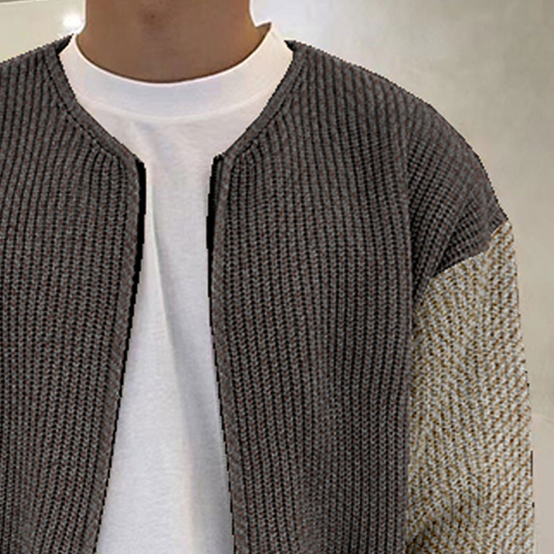 Ανδρικό πλεκτό πουλόβερ Χειμερινό χοντρό πλήρωμα με φερμουάρ Πλεκτό πουλόβερ Μόδα Ζεστό casual πλεκτό παλτό Ζακέτα Ανδρικά ρούχα