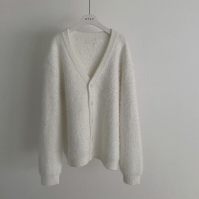 IEFB, novi modni muški pulover, džemperi od nerca, pleteni kaput s v-izrezom, jesenski široki korejski kaput 9C2391