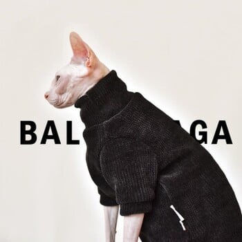 DUOMASUMI Κομψό ζεστό πουλόβερ γάτας Sphynx Fashion Kitty Άνετο ρουχισμό για γάτα γατούλα άτριχα Χειμερινό φόρεμα για ρούχα για γάτες Sphynx