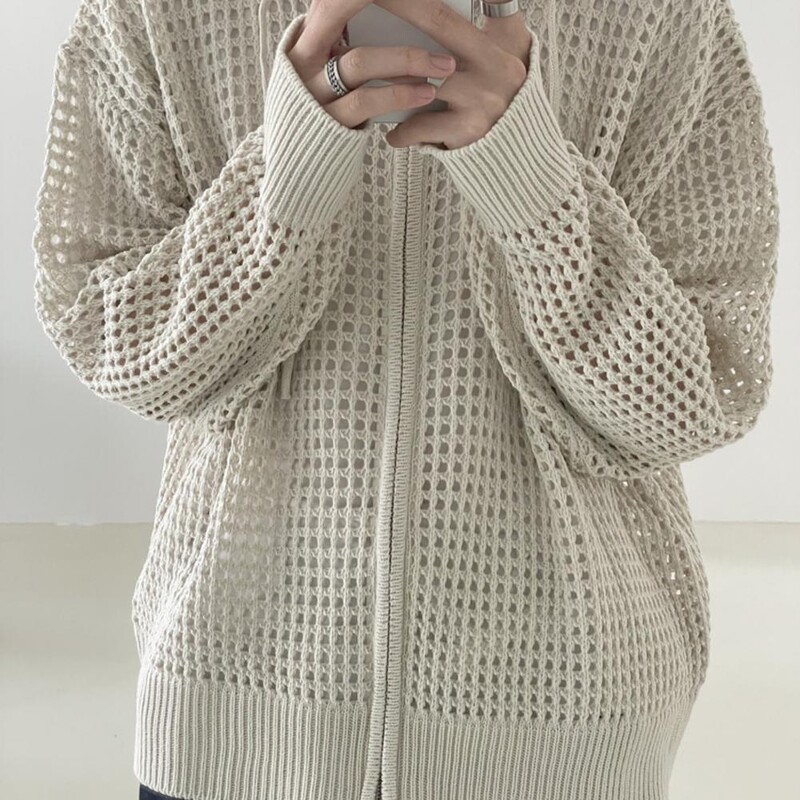 Vīriešu mētelis ar kapuci ar kapuci hiphopa jaka Stilīga vīriešu ziemas jaka ar dobu dizainu ar rāvējslēdzēja aizdari Vīriešu trikotāžas jaka