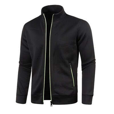 Zimski topli džemperi za muškarce Pleteni kardigani Džemperi Flis jakne Kaputi Luksuzna pletena odjeća Tanke majice s visokim ovratnikom Gornja odjeća