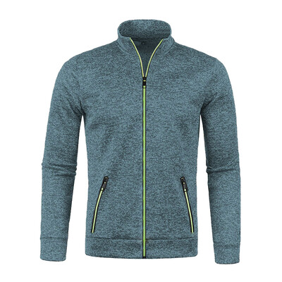 Zimski topli džemperi za muškarce Pleteni kardigani Džemperi Flis jakne Kaputi Luksuzna pletena odjeća Tanke majice s visokim ovratnikom Gornja odjeća