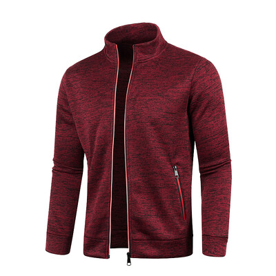 Zimski topli džemperi za muškarce Pleteni kardigani Džemperi Flis jakne Kaputi Luksuzna pletena odjeća Tanke majice s visokim ovratnikom Gornja odjeća