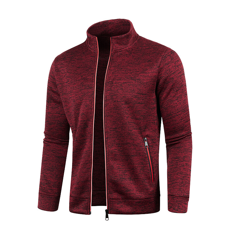 Zimski topli džemperi za muškarce Pleteni kardigani Džemperi Flis jakne Kaputi Luksuzna pletena odjeća Tanke majice s visokim ovratnikom Gornja odjeća