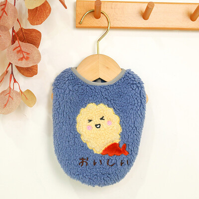 Téli kiskutya macskaruhák meleg polár kisállatkabát pulóver Aranyos nyomtatott Cosplay ruházat macskáknak Sfinx cica chat ropa para gatos