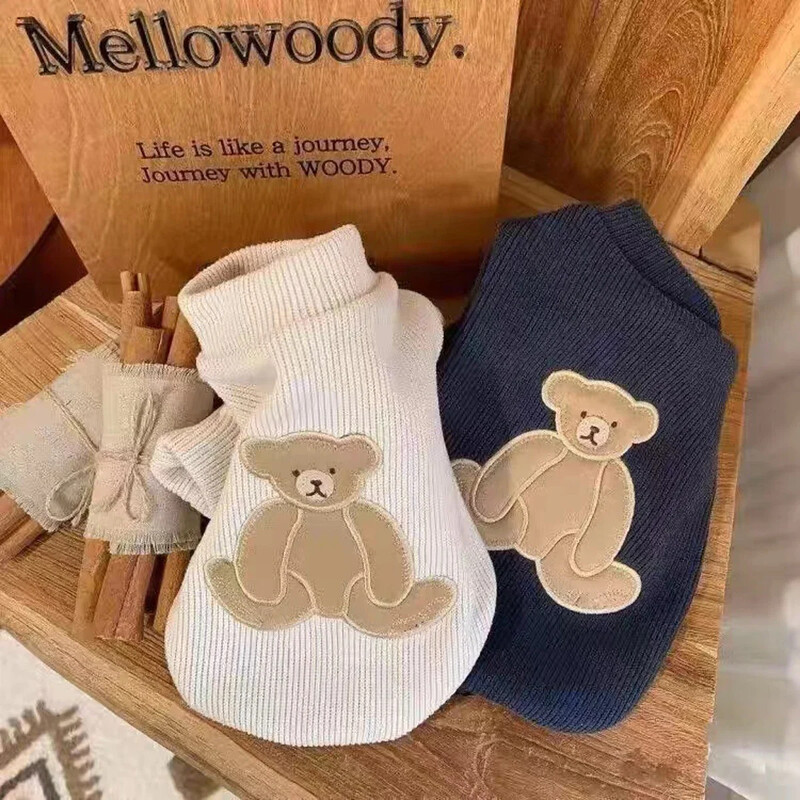 1gab Ziemas mājdzīvnieku suņu apģērbi kaķi suņi, apģērbi suņi, vilnas silts džemperis Mazs, vidējs, liels suņiem jaka apģērbs mājdzīvnieku kostīms