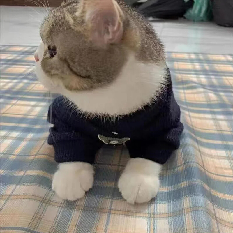 1gab Ziemas mājdzīvnieku suņu apģērbi kaķi suņi, apģērbi suņi, vilnas silts džemperis Mazs, vidējs, liels suņiem jaka apģērbs mājdzīvnieku kostīms