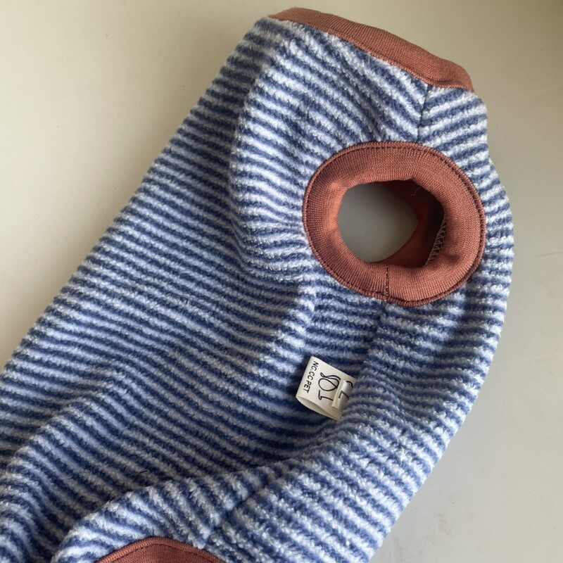 Polár pulóver Sphynx Cat számára Meleg csíkos pulóver cicáknak Férfi Cats rövid ujjú puha kabát Devon Rex téli tavaszra