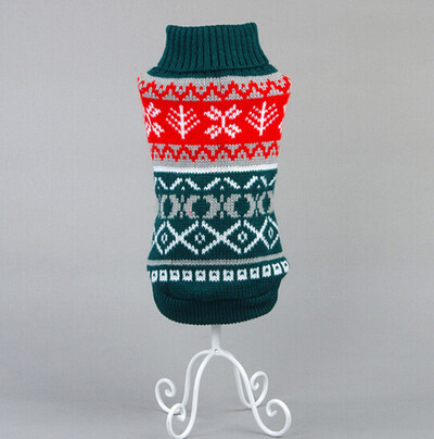 Petalk-Snowflower pulover za kućne ljubimce, pletenina, džemper, kaput, pse, mačke, božićna odjeća za pse, XS, S, M, L, XL, XXL