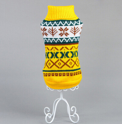 Petalk-Snowflower pulover za kućne ljubimce, pletenina, džemper, kaput, pse, mačke, božićna odjeća za pse, XS, S, M, L, XL, XXL