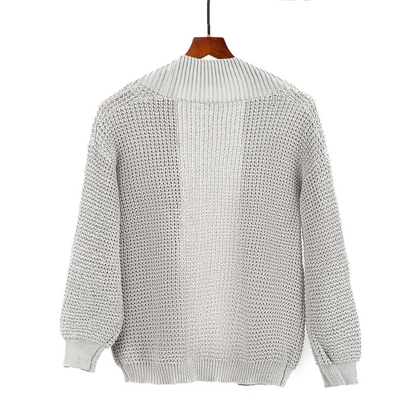 Cardigan stil coreean pentru bărbați ocazional un singur piept de culoare solidă business noi pulover din tricot la modă de iarnă pentru bărbați