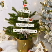 2022. gada koka Ziemassvētku durvju piekaramie rotājumi pie sienas Ziemassvētku rotājumi Ziemassvētku dekori mājas durvju kuloniem, pārnēsājami koka pakaramie