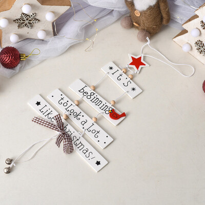 2022. gada koka Ziemassvētku durvju piekaramie rotājumi pie sienas Ziemassvētku rotājumi Ziemassvētku dekori mājas durvju kuloniem, pārnēsājami koka pakaramie