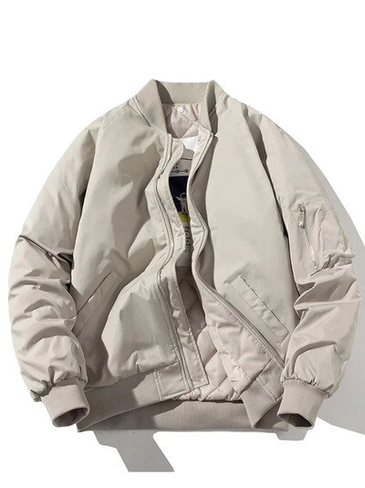 Ιαπωνικό Vintage Trendy Loose Fit Ma1 Bomber Jacket για Άντρες Γυναικεία Casual Ανοιξιάτικο φθινόπωρο λεπτό μπουφάν ομοιόμορφο μπέιζμπολ