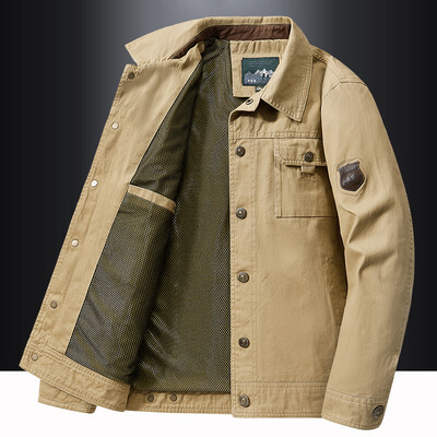 Bomber jakna Muške ležerne uske bejzbol muške jakne Nove jesenske modne visokokvalitetne muške jakne 2024. Muške jednobojne