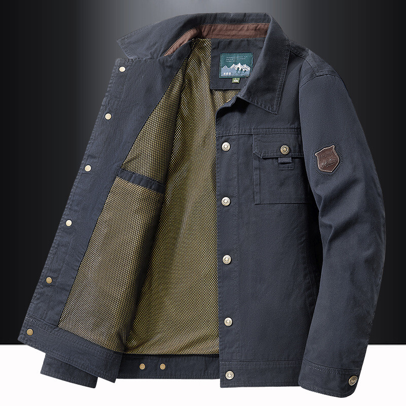 Bomber jakna Muške ležerne uske bejzbol muške jakne Nove jesenske modne visokokvalitetne muške jakne 2024. Muške jednobojne