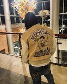 OFF 2024 Új hímzett patchwork baseball egyenruha európai és amerikai street fashion kabátok és kabátok fiúknak és lányoknak