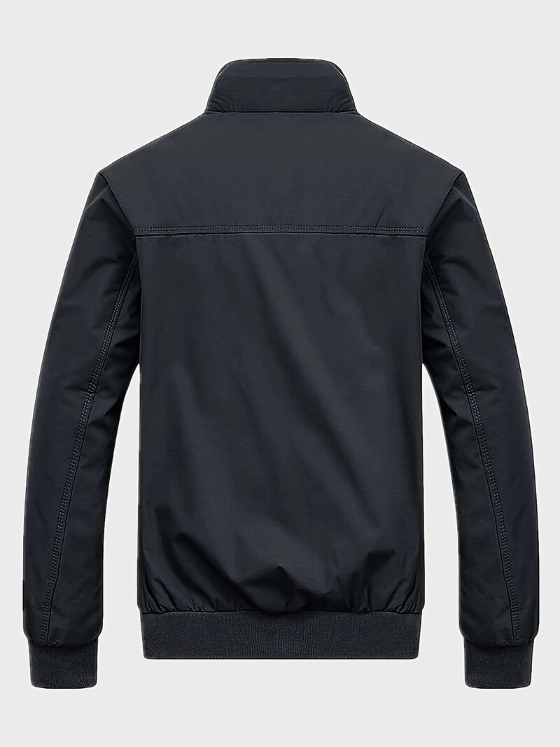 Jarná jesenná ležérna pevná módna tenká bomber bunda pánsky kabát nový príchod baseballové bundy pánska bunda