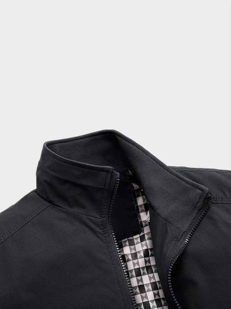 Jarná jesenná ležérna pevná módna tenká bomber bunda pánsky kabát nový príchod baseballové bundy pánska bunda