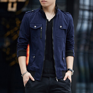 Pavasara militārās jakas vīriešu plānā beisbola jaka slim fit vīriešu mētelis Men Bomber darba jakas ikdienas jaka rudens Tactics mētelis
