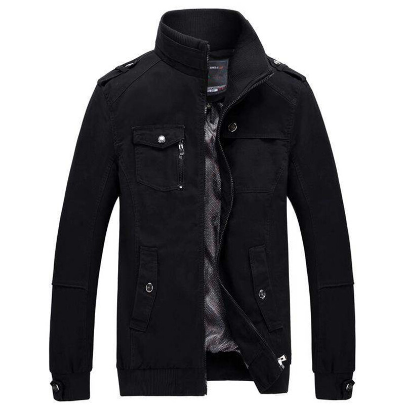 Pavasara militārās jakas vīriešu plānā beisbola jaka slim fit vīriešu mētelis Men Bomber darba jakas ikdienas jaka rudens Tactics mētelis