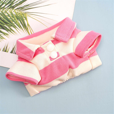 Modes Sfinksa Kaķu Polo Krekls Vasaras Stripe Mājdzīvnieku Apģērbi Apģērbi Kaķiem Gotas Garfield Persian Kitten Krekli maskotas Tērpi