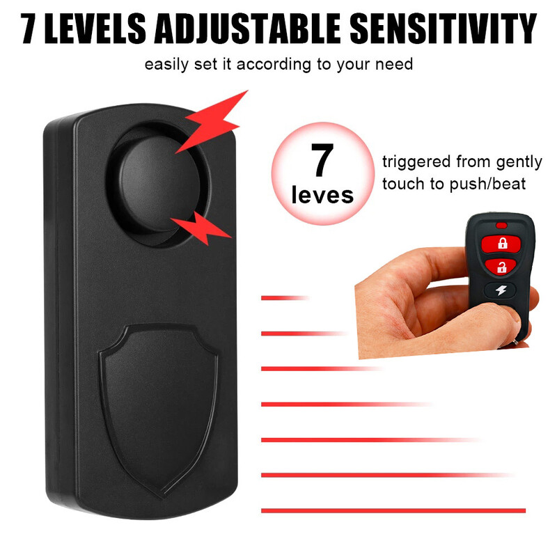 Dviračio signalizacija, belaidis, vandeniui atsparus motociklas, elektrinis dviratis, apsauga nuo pametimo, nuotolinio valdymo pulto apsauga, įsilaužimo vibracijos detektorius