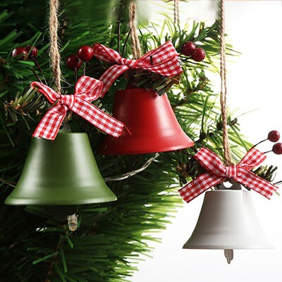 Парти консумативи Star Craft Bells Орнаменти Празнични коледни камбани Xmas Tree Decor Jingle Bells Коледна украса