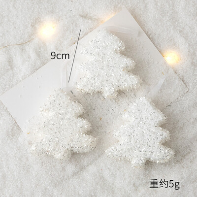 Decoratiunea bradului de Craciun Sampanie Argintiu Sclipici Star Fulg de zapada DIY Craciun Pandantive suspendate Anul Nou Craciun Decoratiuni pentru petreceri