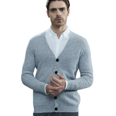 Cardigane LONGMING Pulovere tricotate pentru bărbați Cardigan Paltoane din cașmir 100% Lână Merinos Jachetă tricotată groasă Iarnă Toamnă Îmbrăcăminte pentru bărbați