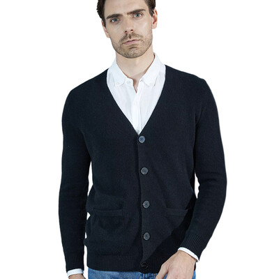 Cardigane LONGMING Pulovere tricotate pentru bărbați Cardigan Paltoane din cașmir 100% Lână Merinos Jachetă tricotată groasă Iarnă Toamnă Îmbrăcăminte pentru bărbați