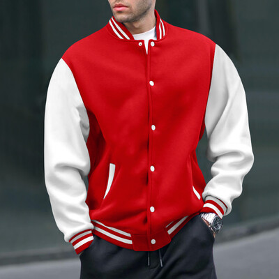 Tricou de baseball cu salopetă fleece de toamnă și iarnă