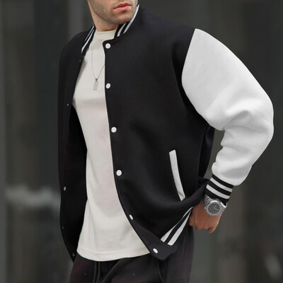 Tricou de baseball cu salopetă fleece de toamnă și iarnă